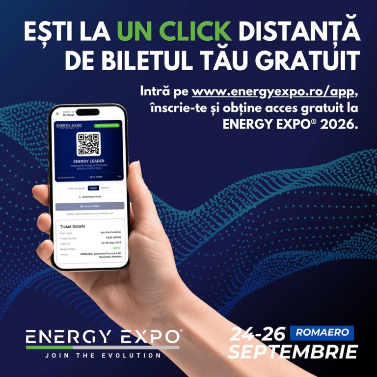 Între 24-26 septembrie, ENERGY EXPO® 2026 aduce giganți din energie și tehnologii în premieră la ROMAERO